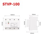 STVP100 3-фазная усовершенствованная защита от перенапряжения и пониженного напряжения